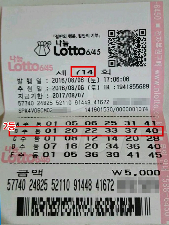 출산앞둔 예비 아빠 로또 2등 복덩이네요…순천 복권방 1등 2명 배출