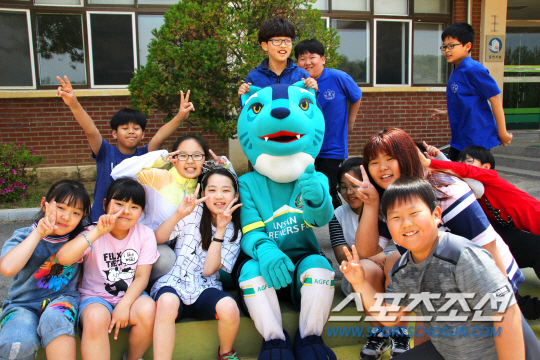안산 나시모프-손기련, 고잔초등학교 그린스쿨 축구수업