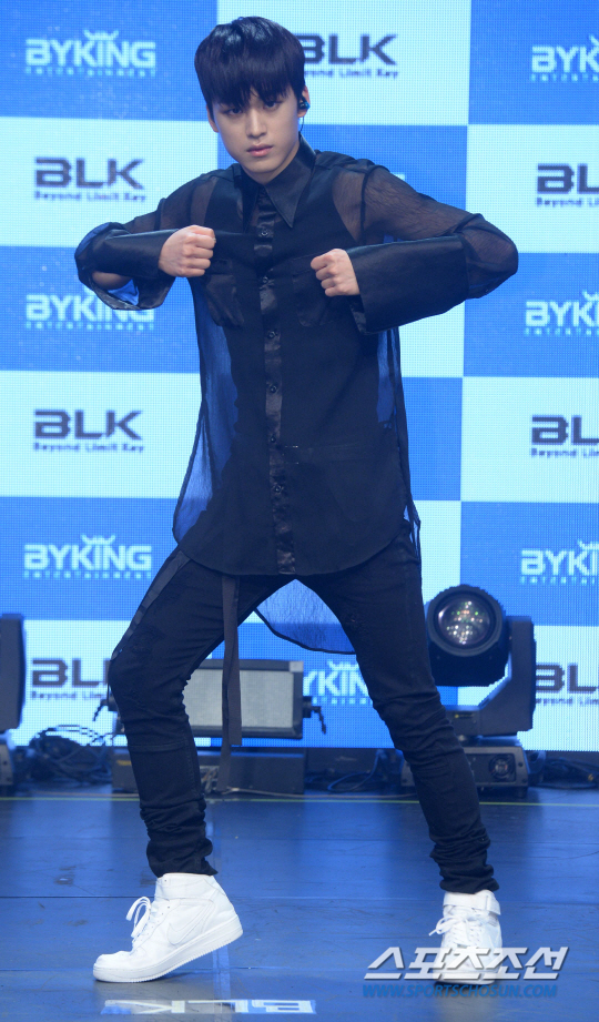 [포토] BLK 일경, 주먹불끈!