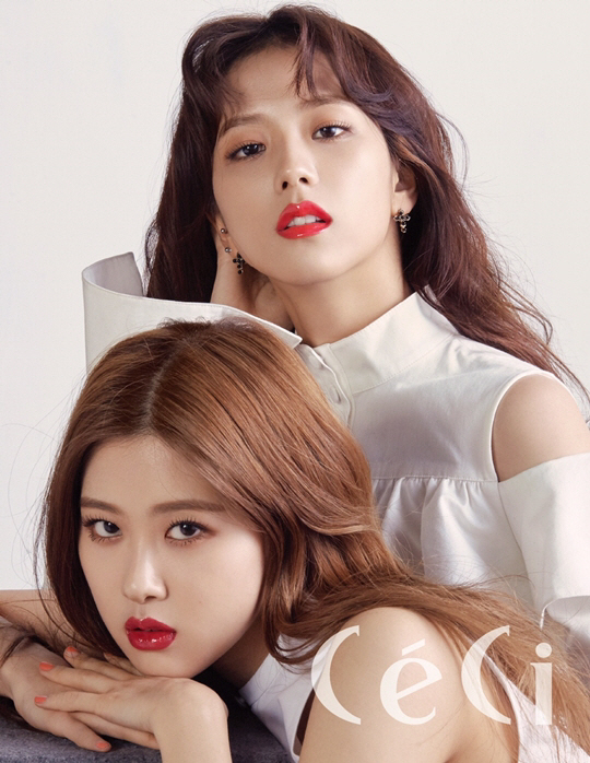 미모 퀸…블랙핑크 지수X로제, 매혹적인 레드립 [화보]