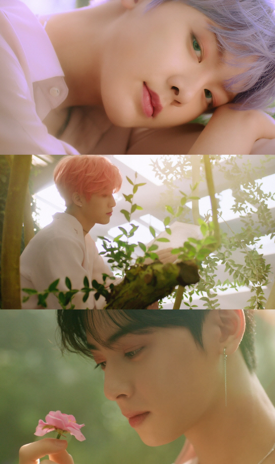 아스트로 차은우·윤산하·진진, 세련된 비주얼…올라잇 컨셉필름 공개