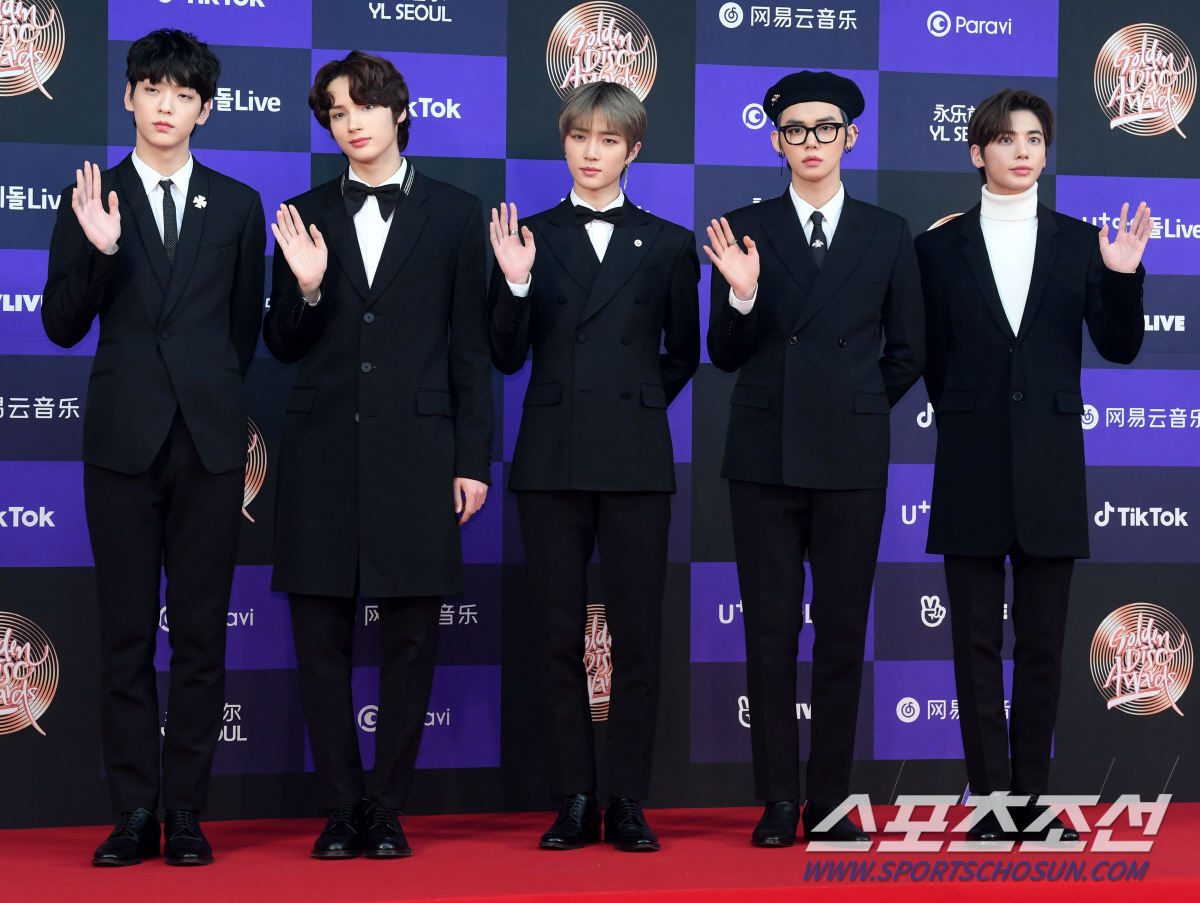 [포토] 투모로우바이투게더, 골든디스크 시상식 떨려요!