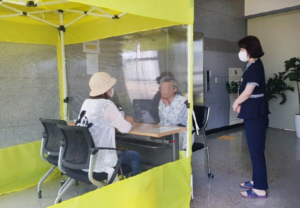 오산 세마그린요양병원, 비대면 안심면회소 설치 운영