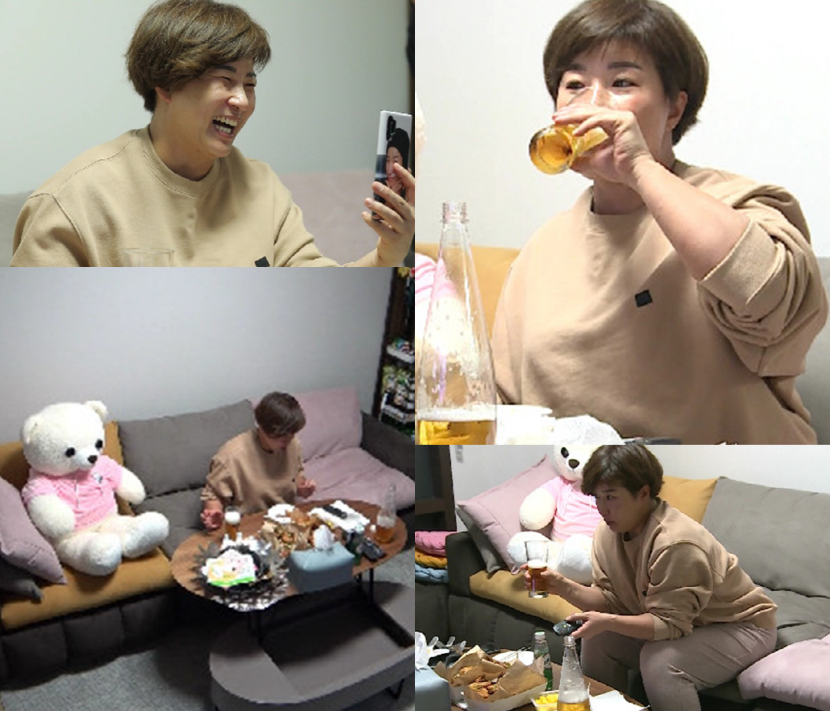 박세리, 통 큰 치킨 2마리+맥주 먹방..완벽한 야식 이 맛에 사는 거지(나혼자산다)