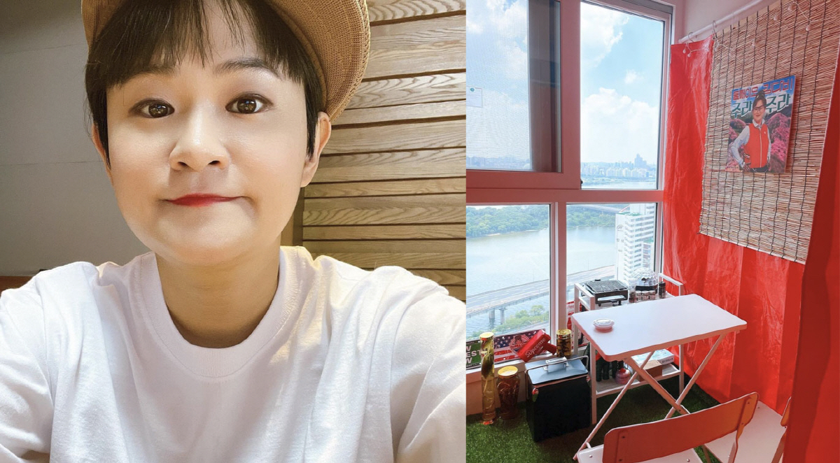 김신영, 집 안에 한강뷰 신영포차 완공...행주 언제 가면 됩니까?