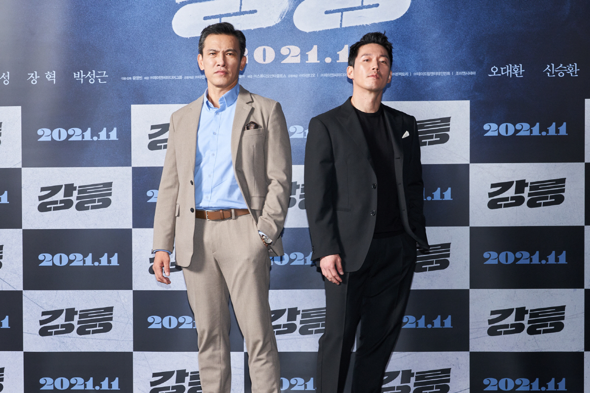 [SC현장] 위드 코로나 이후 첫 韓영화…강릉 유오성X장혁이 가진 무게와 자신감(종합)