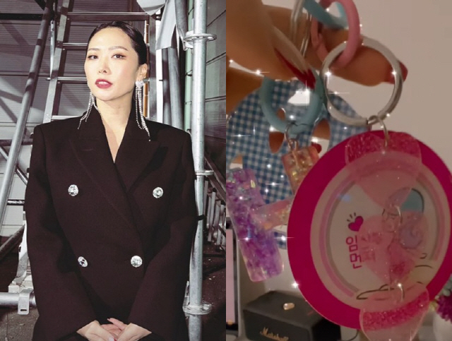 결혼식 연기 허니제이, 파격 하의실종룩 입던 예비맘...임산부 배지 인증