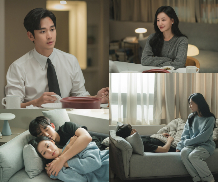 김수현♥김지원, 1분 1초가 애틋한 오직 둘만…알콩달콩한 백홍부부 (눈물의 여왕)