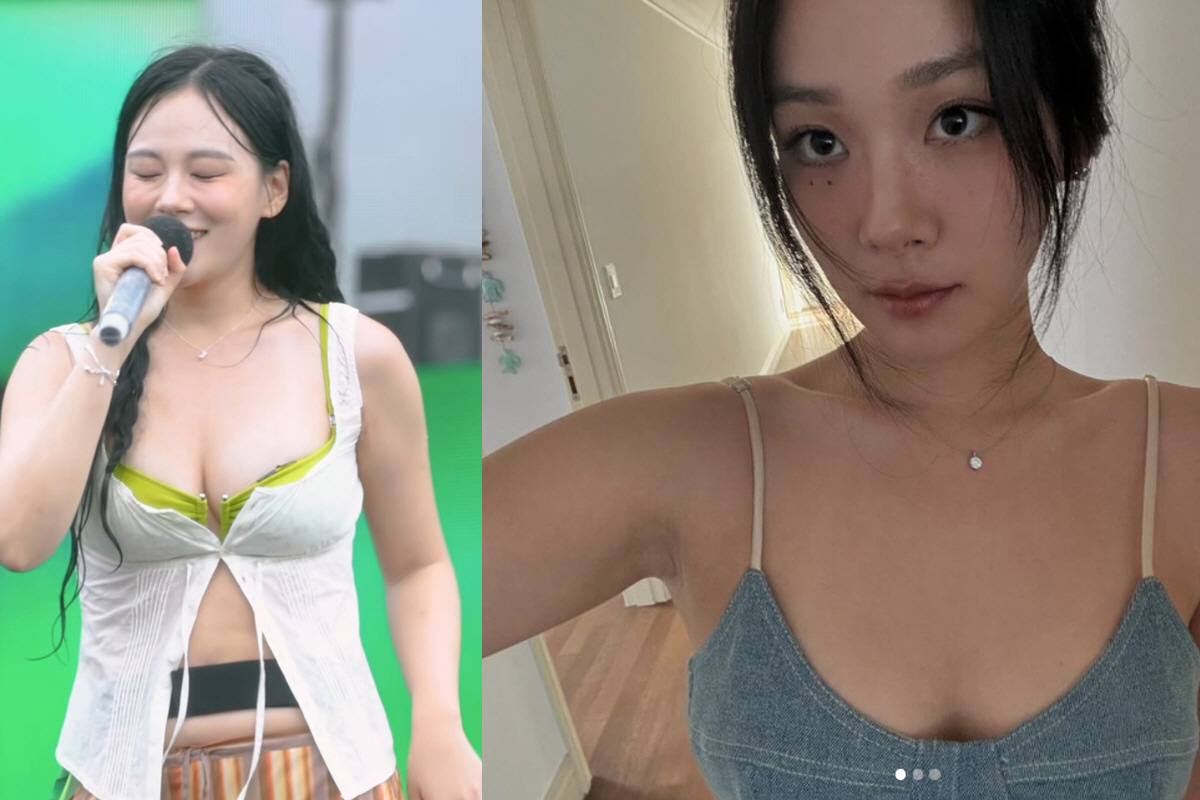 살 빠진 비비, 워터밤 뱃살 실종됐다 완전 예뻐