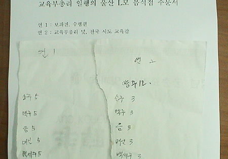 전 국민 애도속, 교육부총리,교육감 호화 술판