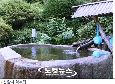 명승고찰 선암사 · 송광사 약수(藥水)는 오수(汚水)