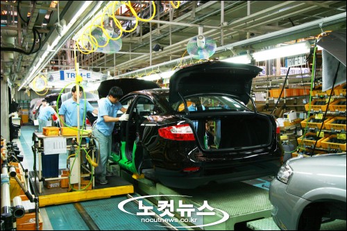 르노삼성자동차 주말특근 재개..생산증대 활기