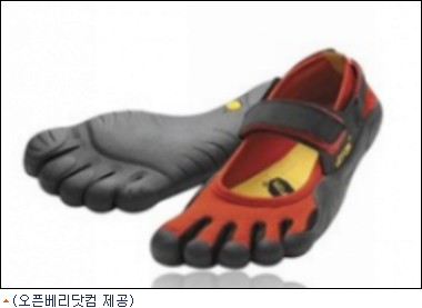 발가락 신발 비브람 ‘파이브핑거스’ 인기 확산