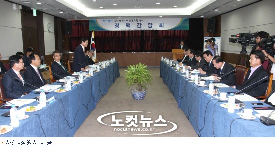 한나라당-경남 시장군수 모임…국비확보협력