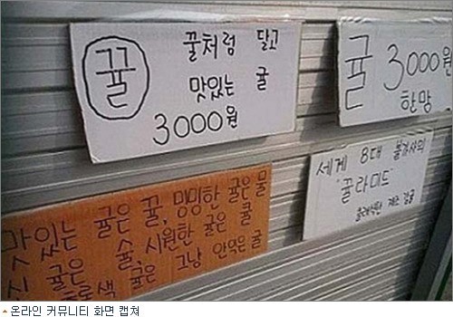 귤 뀰 뮬 슐 큘, “과일가게에 세종대왕 후계자가?”