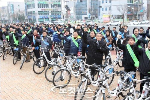 포항시, 자전거 출근 너무 좋아요~