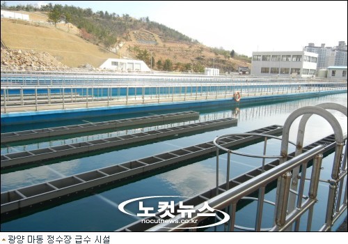 광양 정수장 500mm 송수관 파열…비상급수 총력