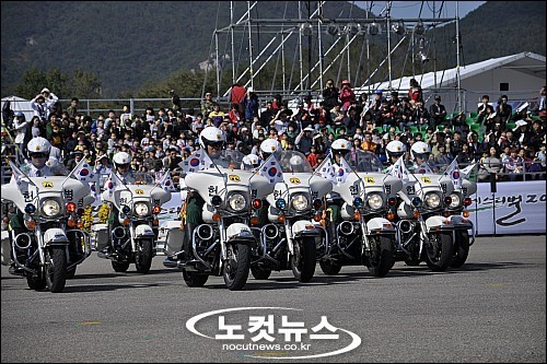 육군 종합행정학교 오토바이 승무헌병 교육