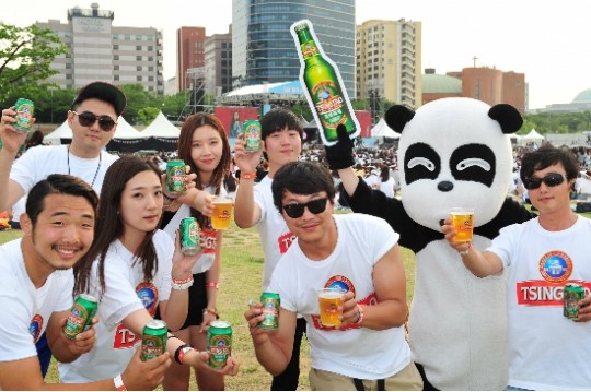 청춘페스티벌 사로잡은 청춘맥주 칭타오