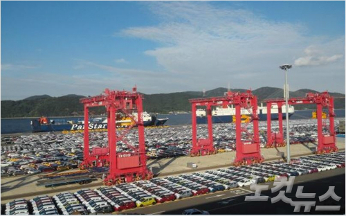 마산 가포신항 개장 8개월…화물처리 100만톤 돌파