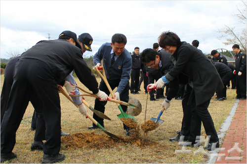 포항교도소, 제71회 식목일 맞이 나무심기 행사 가져