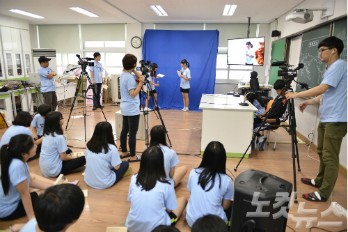 완도 소안중학교서 섬마을 미디어페스티벌 열려
