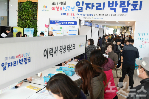 수원시, 여성&신중년 일자리박람회 개최