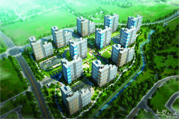 쌍용예가 아파트 투시도