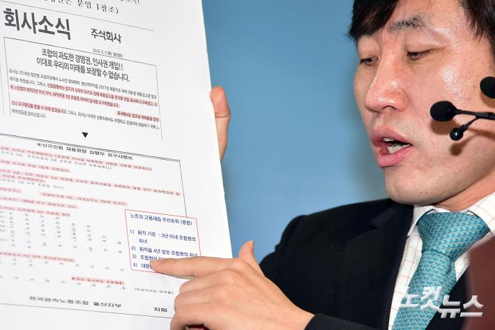 하태경, 노조의 고용세습 우선순위....