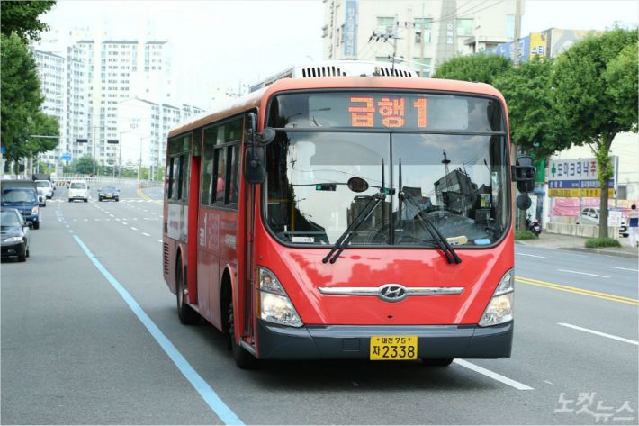 대전시, 버스전용차로 위반 과태료 20억원