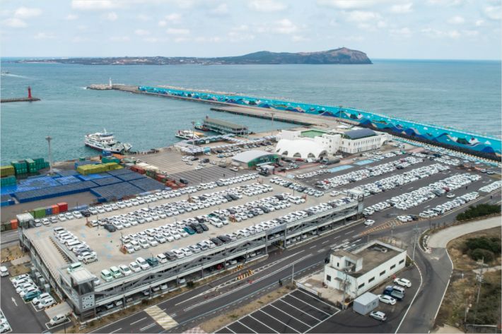 제주 성산포항에 전기자동차 충전시설 확대
