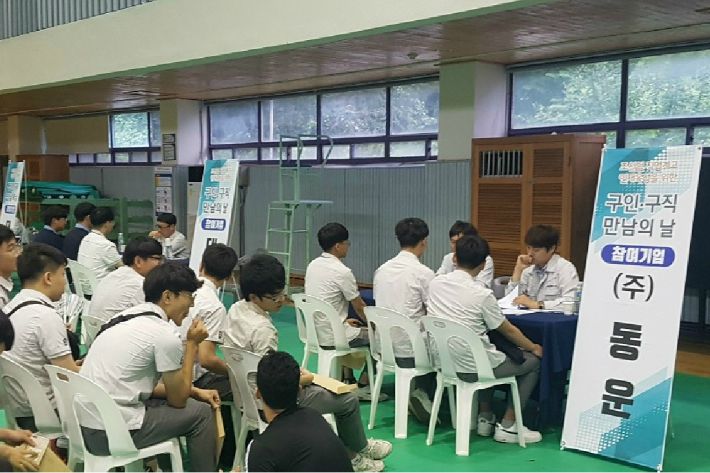 경남 조선업과 직업계고교 상생…구인·구직 만남의 날