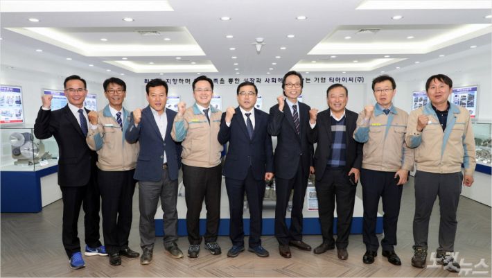 허성무 시장, 세계적 자동차 부품제조업체 티아이씨(주) 방문
