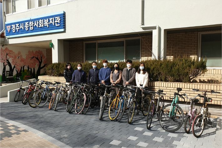 경주시, 무단 방치 자전거 행복자전거로 재활용