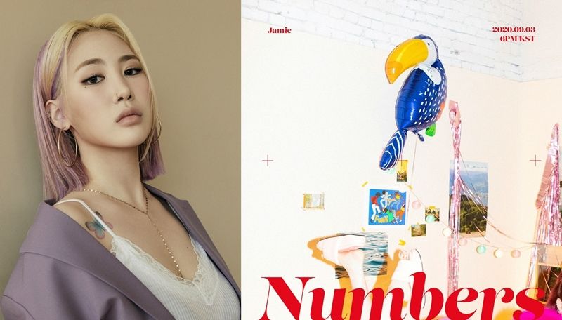 가수 제이미, 넘버스로 9월 3일 컴백 확정
