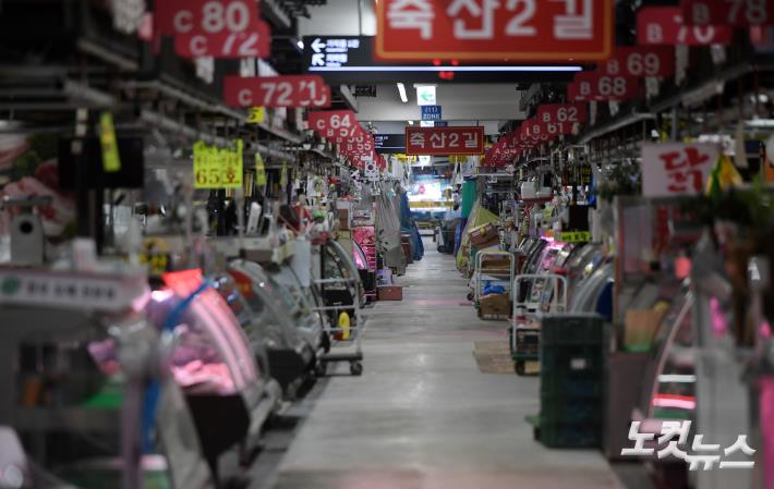 문 닫은 가락시장 가락몰