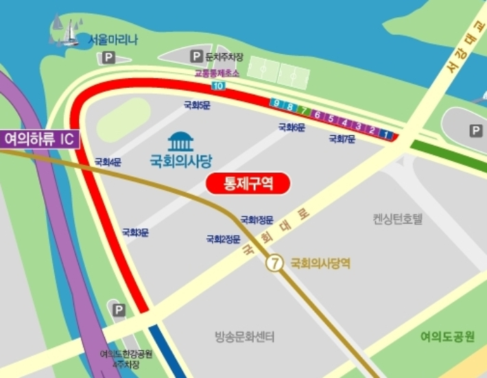 코로나19 여파로 여의도 벚꽃길 올해도 교통 통제