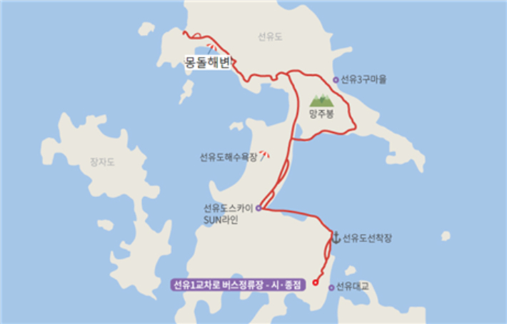 신선이 노니는 섬에서 바다를 품은 길 군산 구불8길 고군산길[전라북도 천리길]