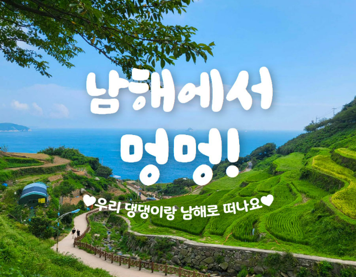 남해관광문화재단, 9월 반려동물 동반 여행상품 출시
