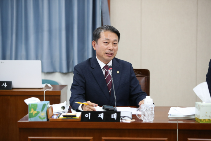 이재태 전남도의원 전남바이오진흥원, 센터장 연임 인사 규정 무시 질타