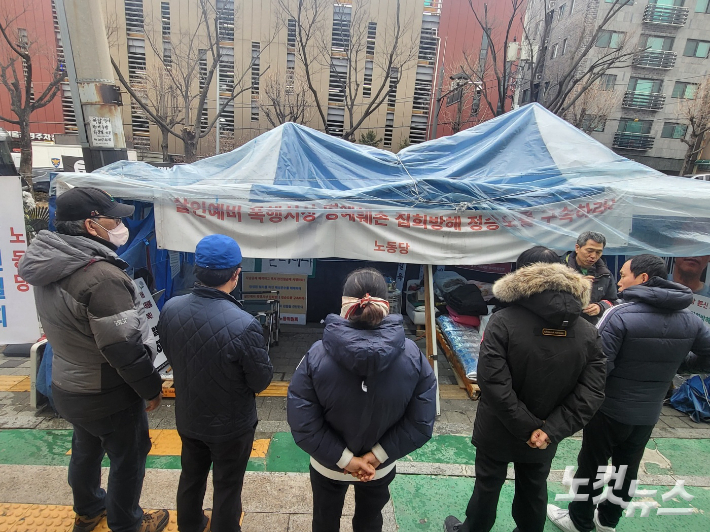 방영환 열사여, 농성은 마쳤지만…투쟁은 계속된다