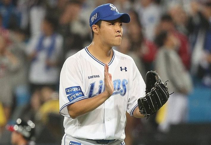 'LG 오스틴 천적' 삼성 김윤수(현 김무신), 팔꿈치 통증으로 전훈 조기 귀국
