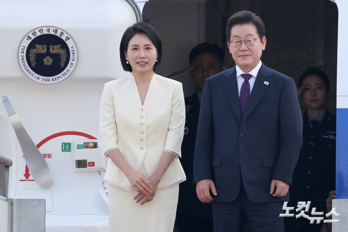 한일.한미 정상회담 위해 출국하는 이재명 대통령