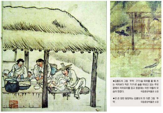 [그림이 있는 조선풍속사] (22) 고달픈 나그네의 휴식처,주막