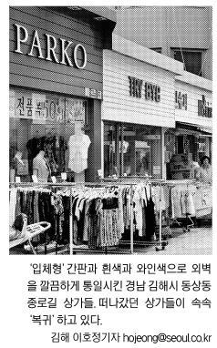 [아름다운 간판 2008] 돌아온 상인들