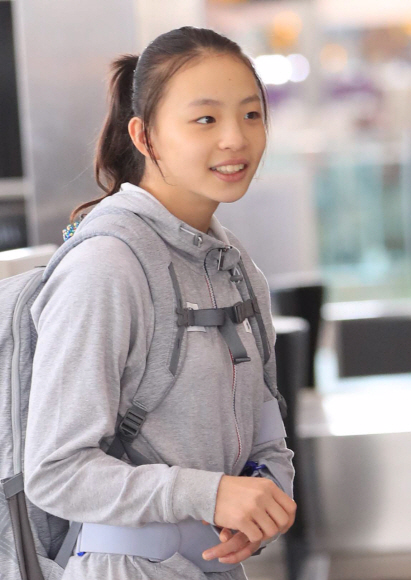 [서울포토] ‘올림픽 출전 무산’…아쉬움 뒤로하고 밝게 웃어보이는 이고임