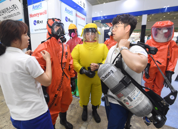 근로자 보호장비 한눈에…국제안전보건전시회
