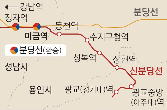 신분당선 미금역 개통…강남역까지 19분 만에 슝~