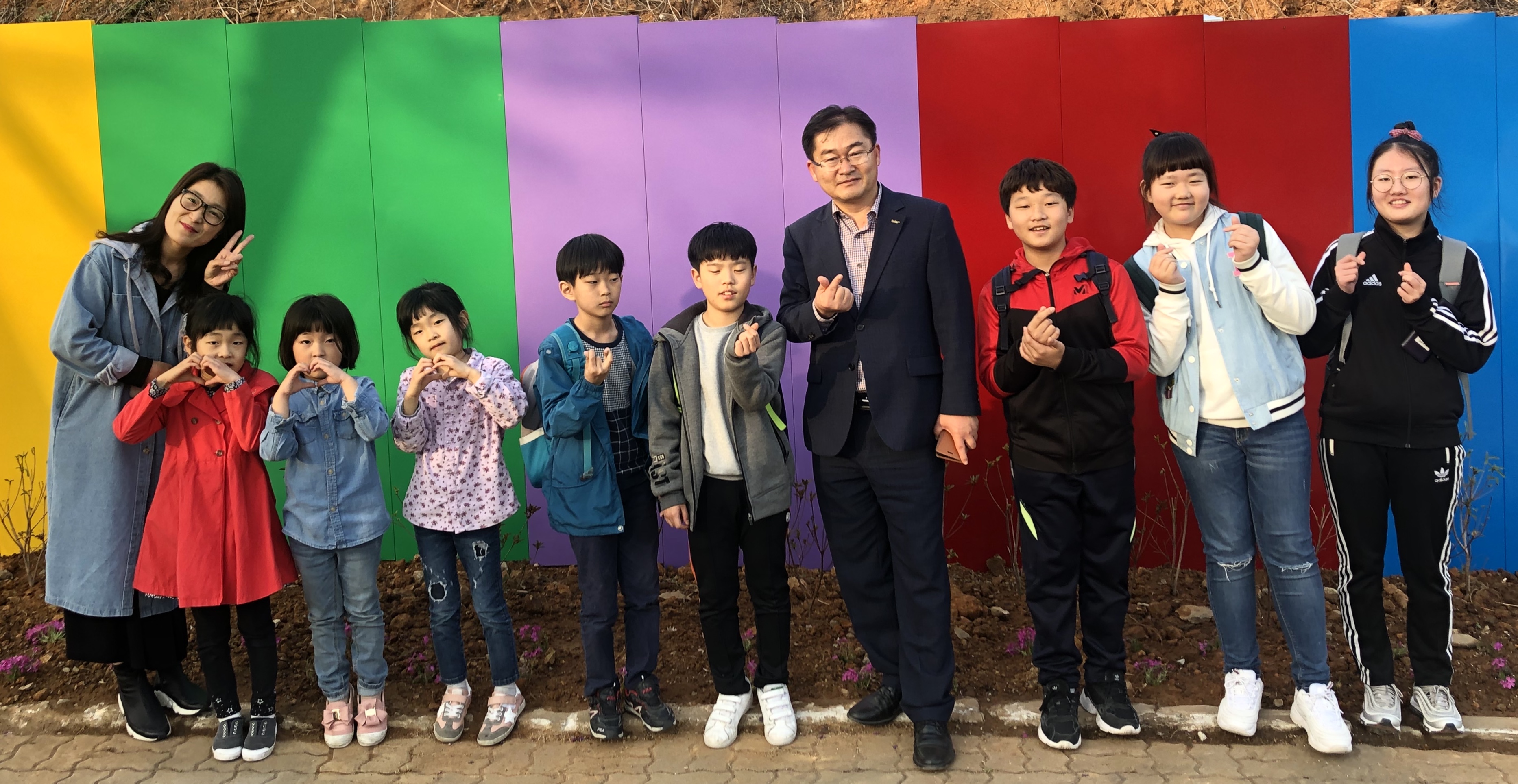 광양시 광양읍 ‘덕례초등학교 통학로’의 화려한 변신