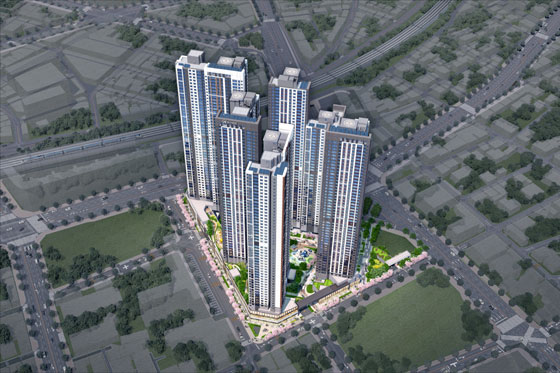 동인 아파트 투시도